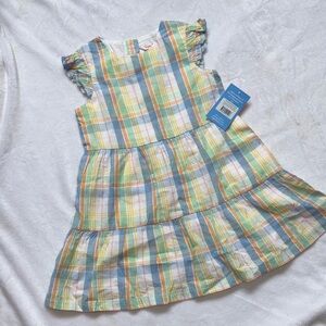 NWT rufflebutts Plaid Kids Dress